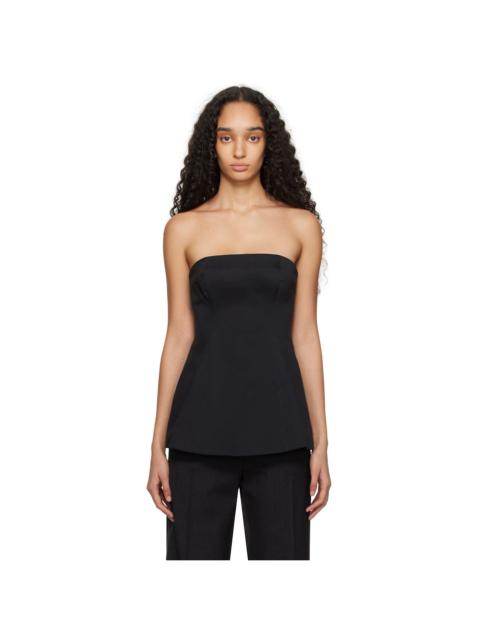 STAUD Black Silvia Top