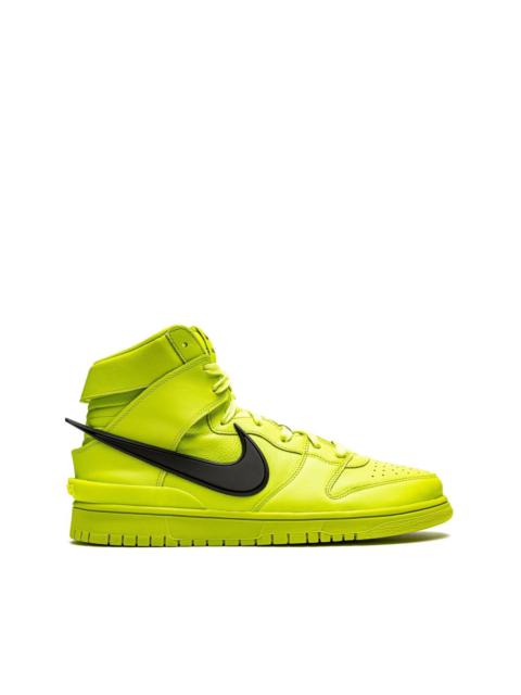 x AMBUSH Dunk High "Flash Lime" sneakers