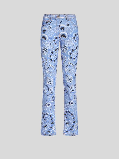 Etro BANDANNA SKINNY JEANS