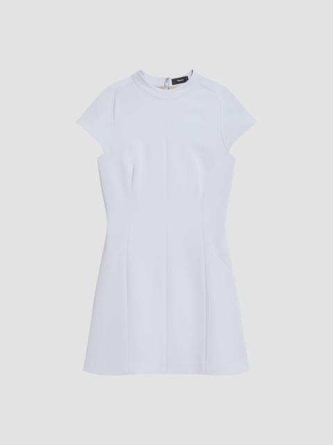 Theory Women's Cap-Sleeve Mockneck Mini Dress - Luna