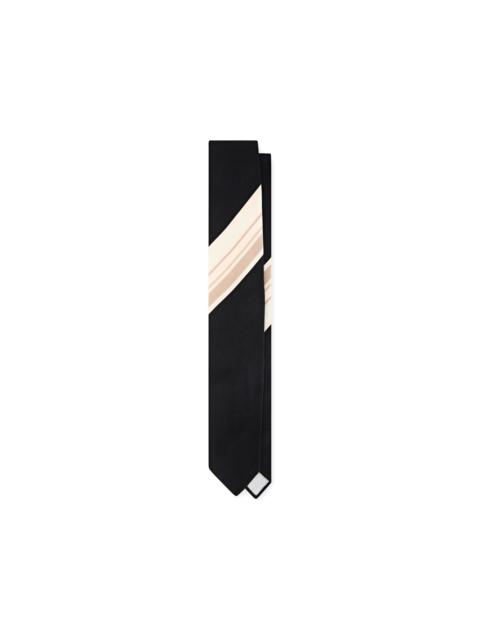 LARDINI diagonal-stripes silk tie