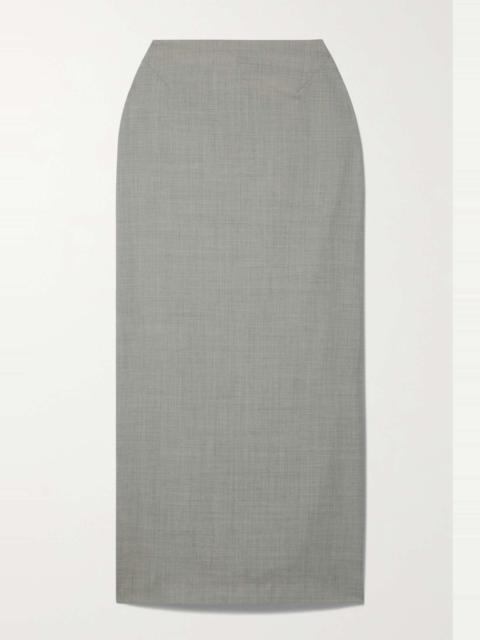 Berth wool maxi skirt