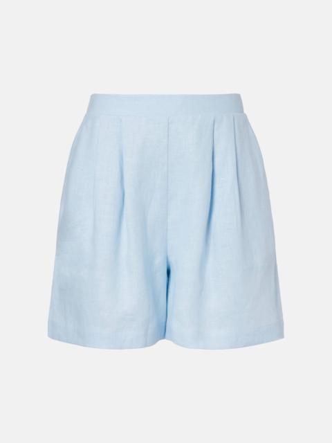 ASCENO Dallas linen shorts