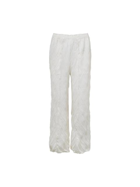 ISSEY MIYAKE Wrinkled Twisted Pleated Pants