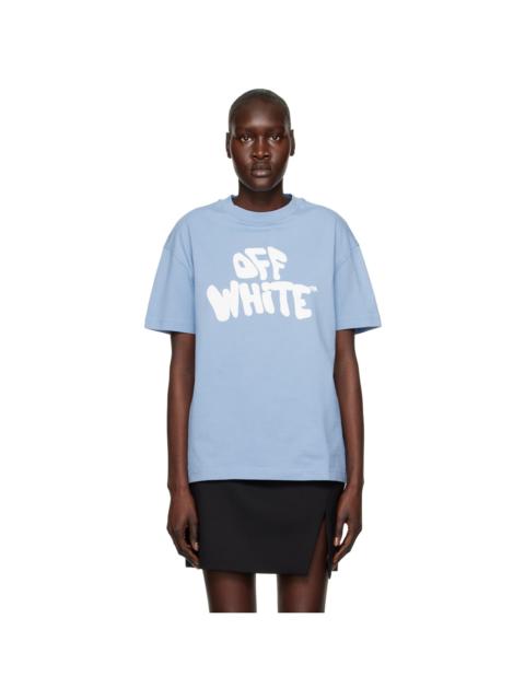 Off-White Blue 70s Type T-Shirt