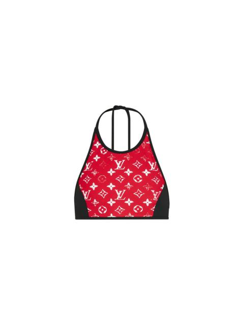 Louis Vuitton Sporty Monogram Halter-Neck Bikini Top 