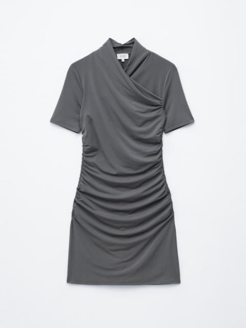 & Other Stories Draped Wrap Mini Dress