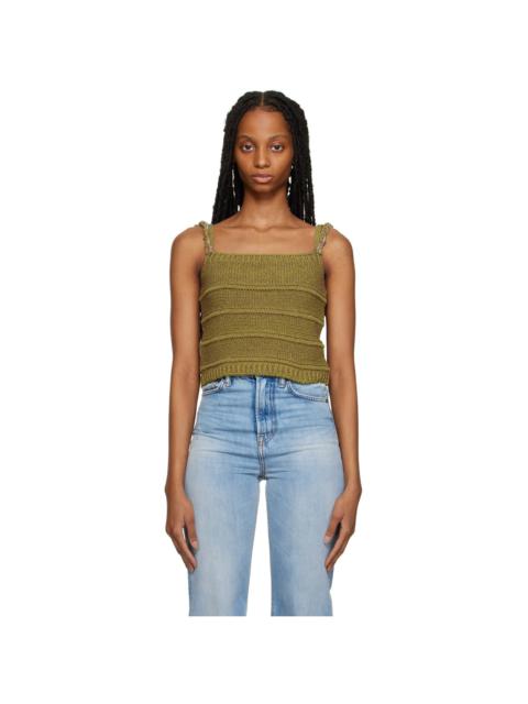 ADER error Green Montblanc Tank Top