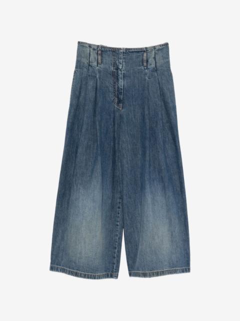 JUUN.J pleated wide-leg jeans