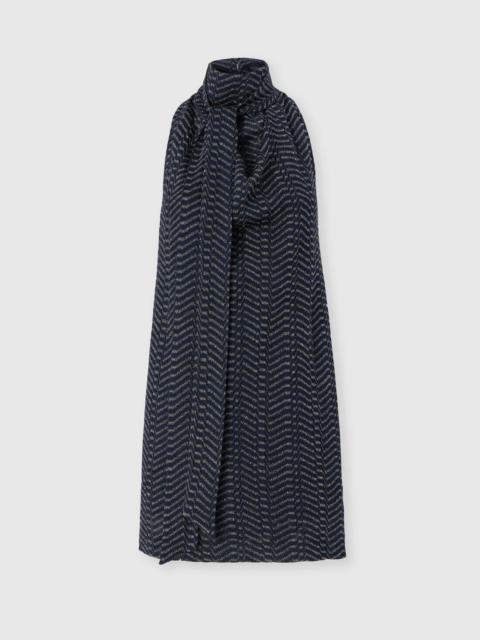 Missoni Sleeveless mini dress with scarf collar