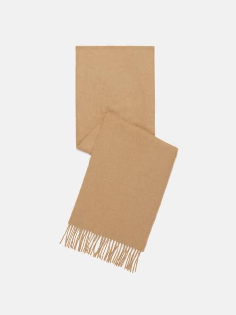 J. PRESS MADE-IN-SCOTLAND CAMEL CASHMERE MUFFLER