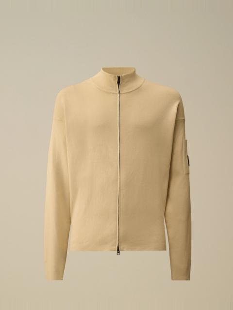 C.P. Company Cotton Sea Island Zipped Lens Cardigan