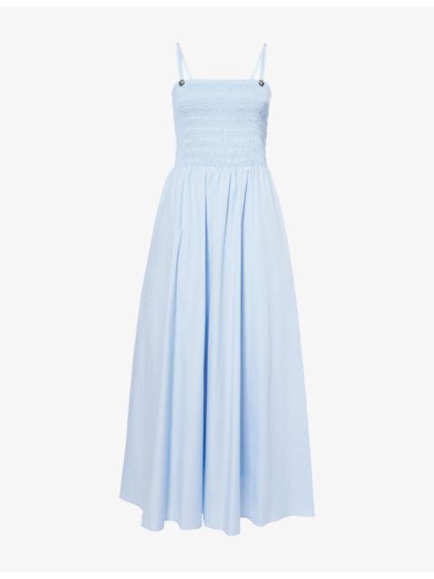 rag & bone Hallie Cotton-Poplin Midi Dress