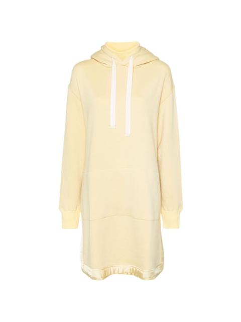 side-slits knitted hoodie