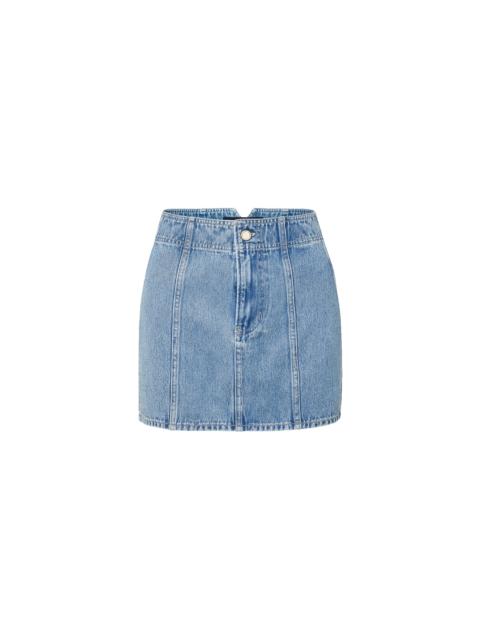 VERONICA BEARD MARQUITA DENIM MINI SKIRT