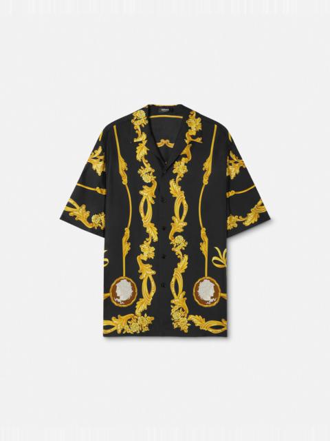 VERSACE Cameo Silk Shirt