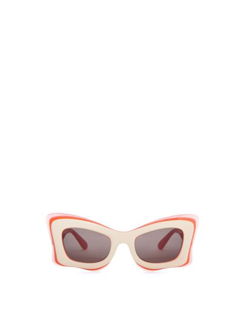 Multilayer Butterfly sunglasses in acetate