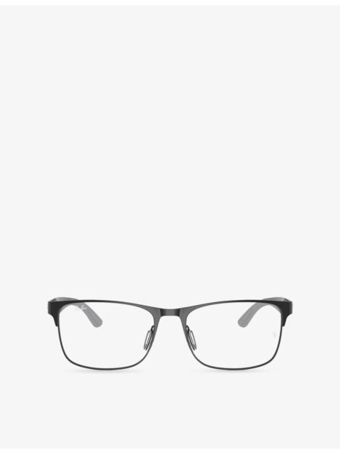 Ray-Ban RX7550 Square-Frame Metal Optical Glasses