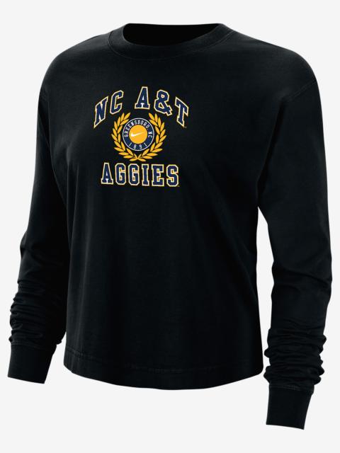 Nike North Carolina A&T Women's Nike College Boxy Long-Sleeve T-Shirt