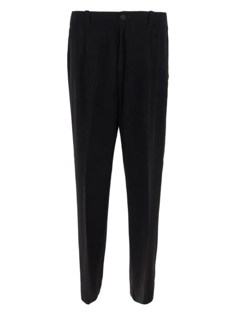 Golden Goose Men's black wool gabardine pants