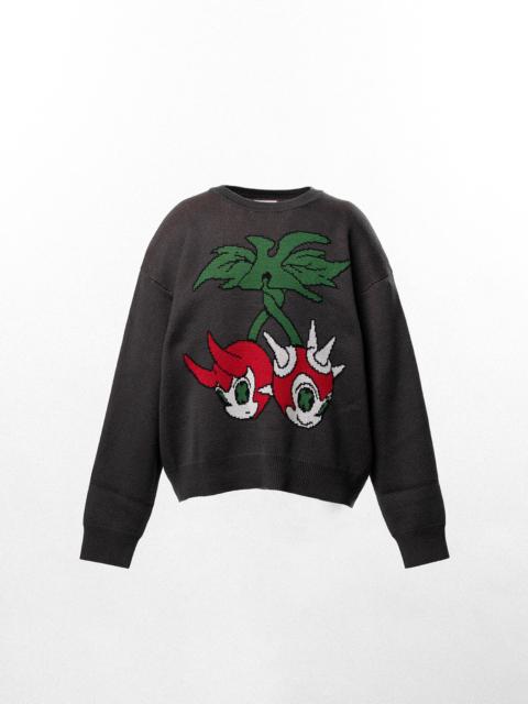 KAMIYA "BAKENEKO" Jacquard Knit