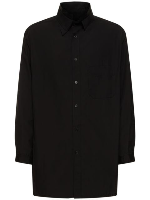 Yohji Yamamoto A-chain stitch 3-layer cotton shirt