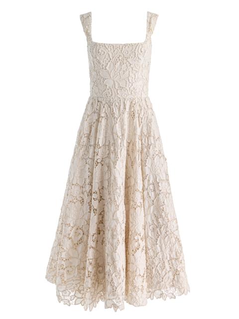 Alice + Olivia ESMA FLARED MIDI DRESS