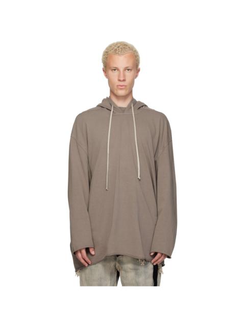 Rick Owens DRKSHDW Taupe Tower Peter Hoodie