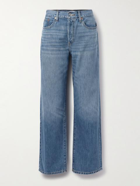 RE/DONE The Thrasher Low-rise Straight-leg Jeans