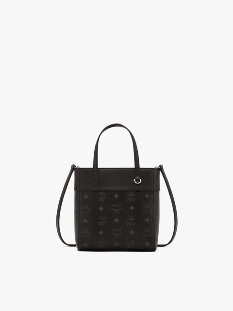 MCM Aren Top-Zip Shopper in Visetos Leather Mix