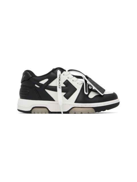 Off-White Black & White 'Out Of Office' Calf Leather Sneakers
