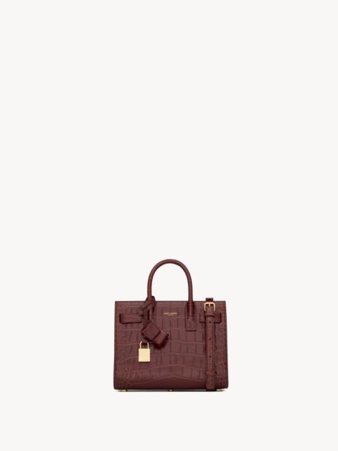 SAINT LAURENT SAC DE JOUR IN ALLIGATOR – NANO