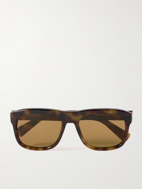 SAINT LAURENT Square-frame Tortoiseshell Acetate Sunglasses
