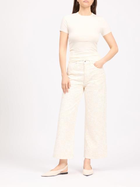 rag & bone Annie Wide-Leg Jean High-Rise in Cloud Denim