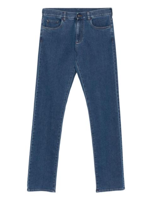 Canali cotton-blend jeans