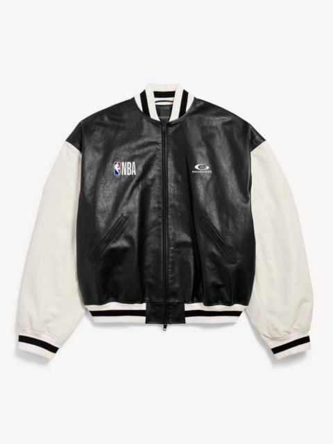 BALENCIAGA Balenciaga | Nba Collaboration Varsity Jacket in Black/white
