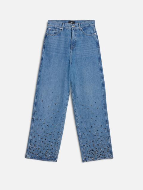 7 For All Mankind MANKIND Tailorless Slouchy Wide Leg in Dance