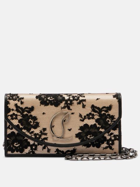 Christian Louboutin Loubi54 Small lace clutch
