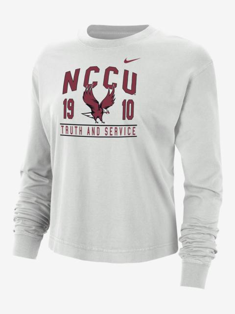 North Carolina Central Nike Women's College Boxy Long-Sleeve T-Shirt