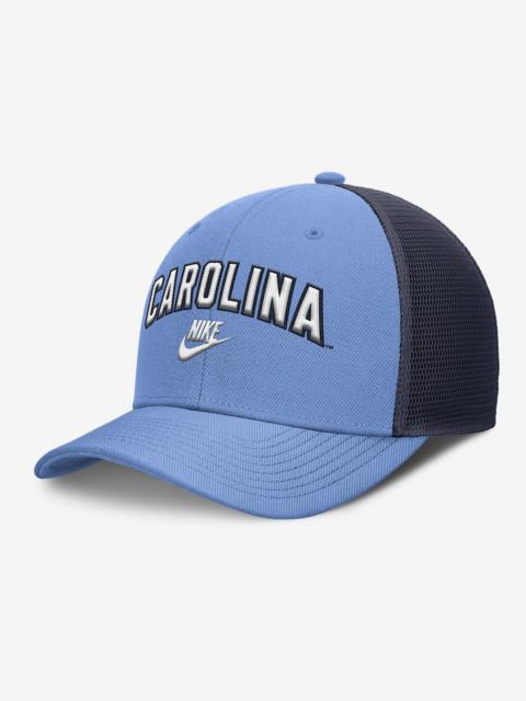 Nike North Carolina Legacy Arch Rise Men's Nike Dri-FIT College Trucker Adjustable Hat