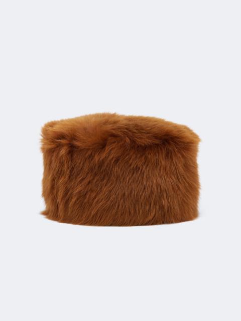 SAINT LAURENT Shearling hat