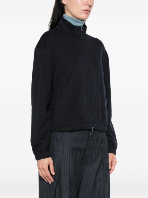 Max Mara high-neck zip-up bomber jacket