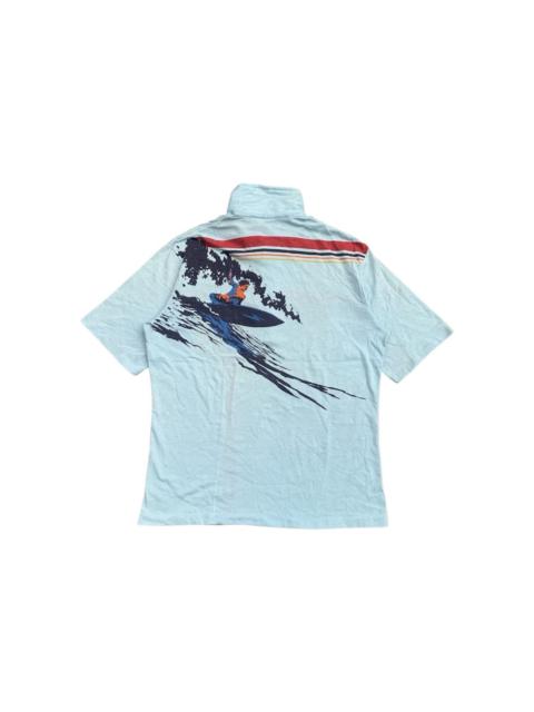 Other brands Vintage 70s Lightning Bolt Surfboards Hawaii Polo Shirt