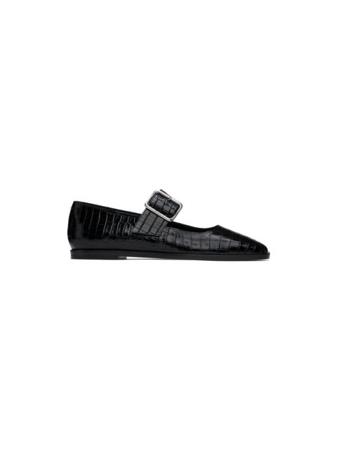 Aeyde Black Sunny Ballerina Flats