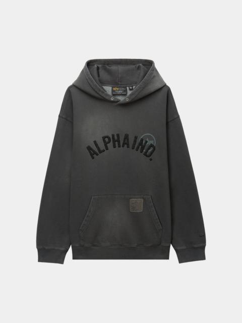 ALPHA INDUSTRIES UNFRM WASHED ALPHA IND HOODIE