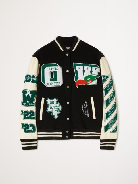 Off-White Embr Patches Woman Varsity