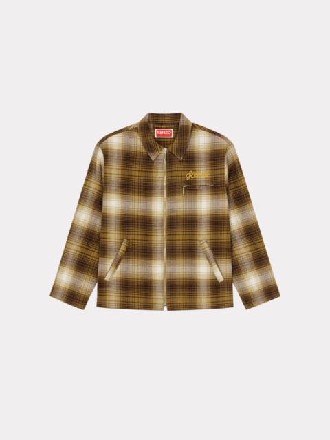 KENZO Lightweight chequered jacket