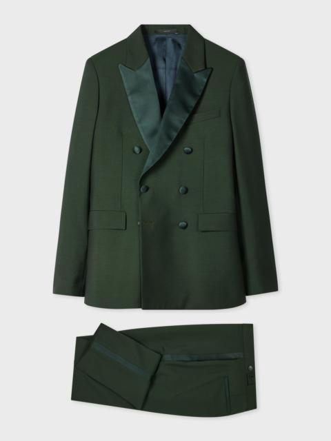 Paul Smith Dark Green Wool-Mohair Double-Breasted Evening Suit