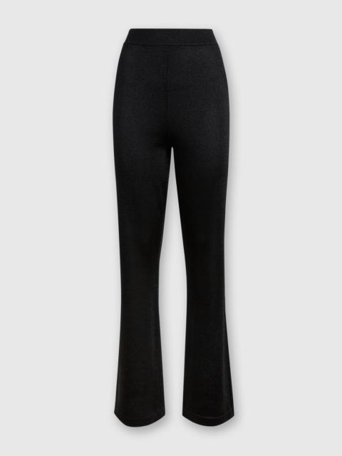 Missoni Glitter-effect viscose straight trousers
