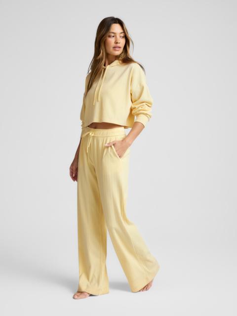 BEYOND YOGA Breathe Easy Ribbed Wide Leg Pant